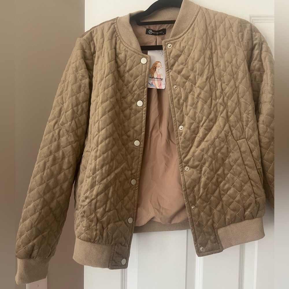 NWT Quilted Bomber Jacket